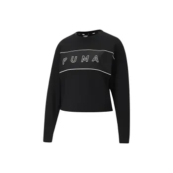 PUMA Style Logo Sweatshirt Women's Black