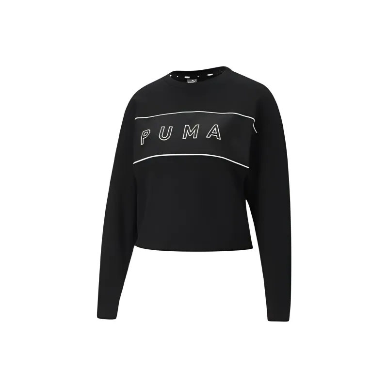 PUMA Style Logo Sweatshirt Women's Black-0