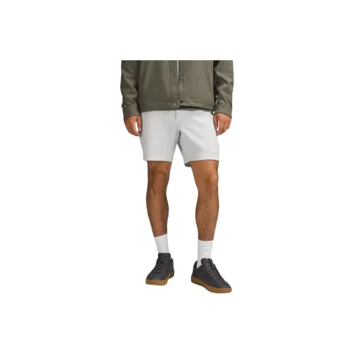 Lululemon Smooth Spacer Short Casual Shorts Men's Mixed Color Core Super Light Gray