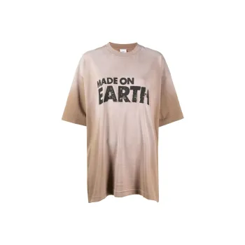 Vetements Made On Earth T Shirt 'Faded Beige'
