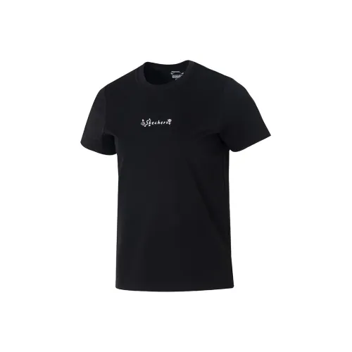 Skechers SS25 T Shirt Women's Smoke Black 03K8