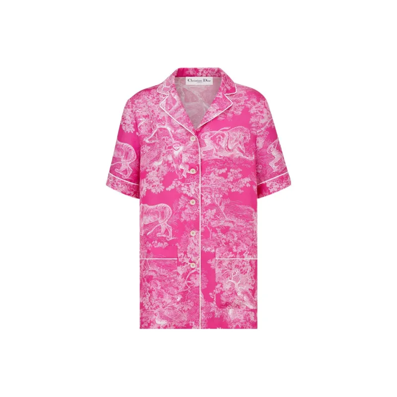 DIOR Quarterly New Products Shirts Women's Pink-0