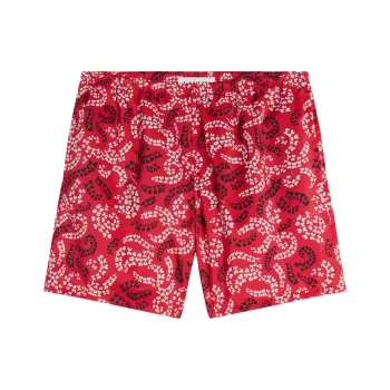 Lanvin Leaf print Swim Shorts