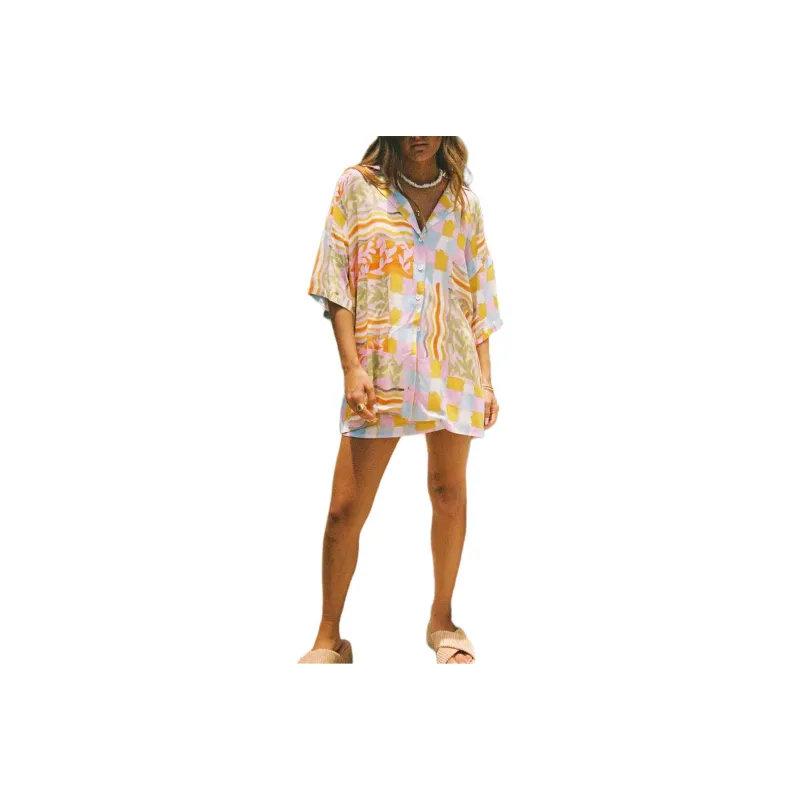 PRINCESS POLLY CARALIIA SHIRT Shirt Women's MULTI/Multicolor-0