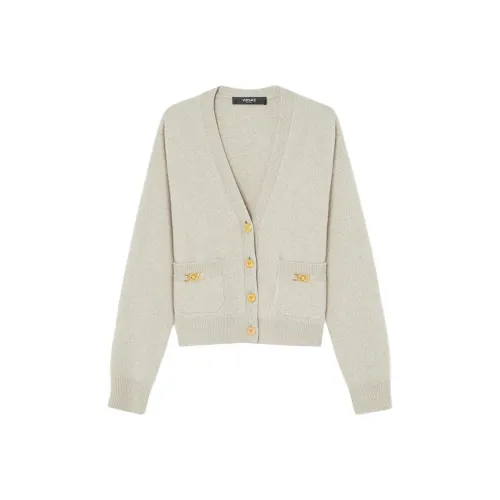 VERSACE Button Up V Neck Cardigan