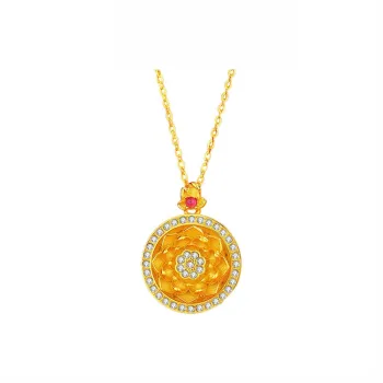 Ancient Jewelry S925 Silver Necklaces Women's Gold