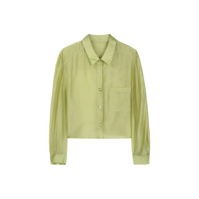THE SEA LIFE Shirt Women's Moss Green-0
