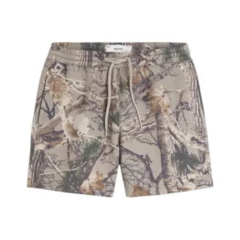 Hollister Casual Shorts Men's Light Brown Camouflage