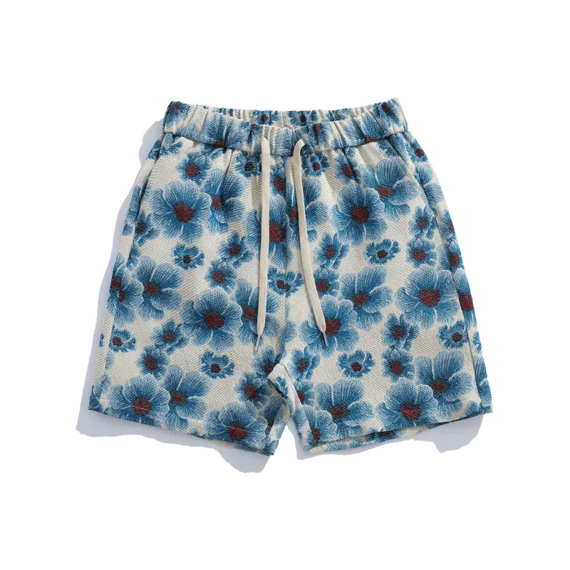 T IRA Casual Shorts Unisex Bali Blue-0
