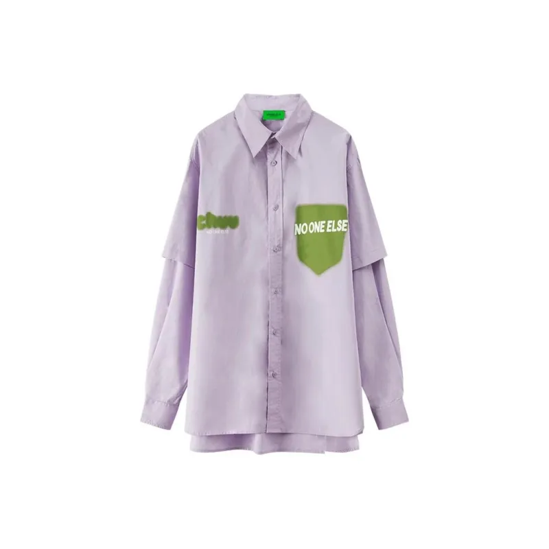 NO ONE ELSE Shirt Unisex Purple-0