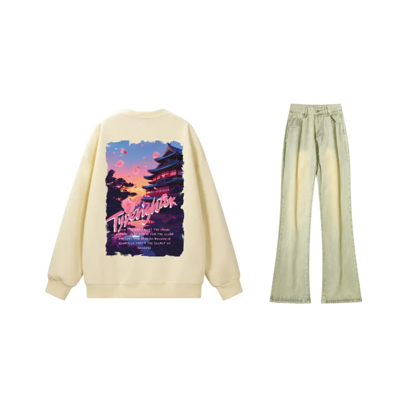 TYPERIGHTER Sweatshirt Set Unisex-13