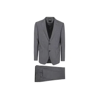 Zegna Business Suits Men's Gray