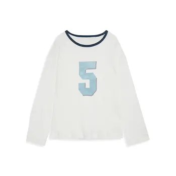 RTNH Drop Shoulder Sleeve T Shirt Women's White