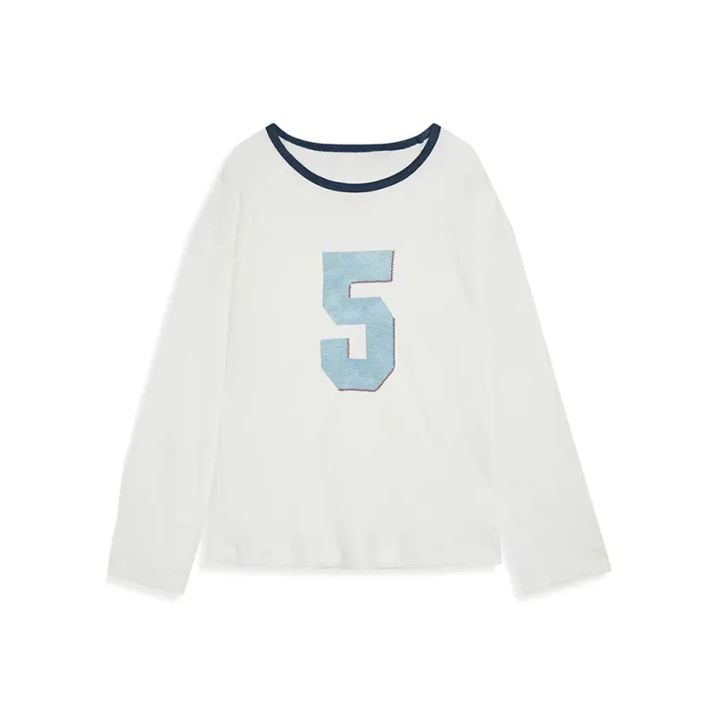 RTNH Drop Shoulder Sleeve T Shirt Women's White-0