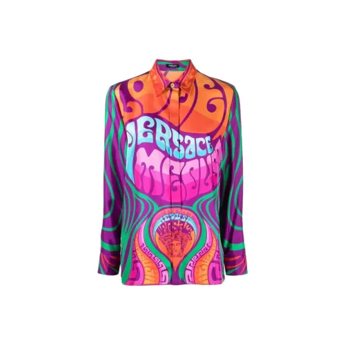 VERSACE Shirts Women's Orange