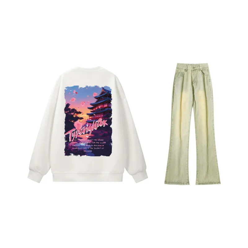TYPERIGHTER Sweatshirt Set Unisex-19