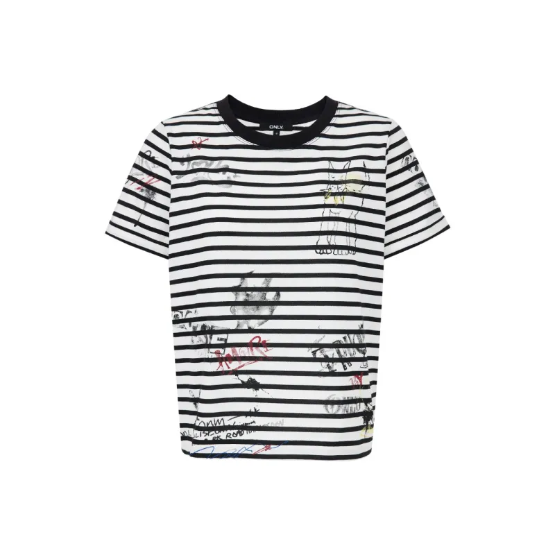 ONLY Set in Sleeve T Shirt Women's-0