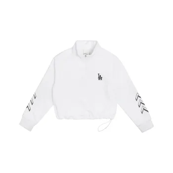 MLB Stand Collar Sweatshirt Women's White