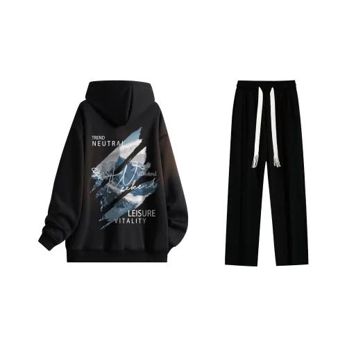 LA'T.WEEKEND Sweatshirt Set Unisex