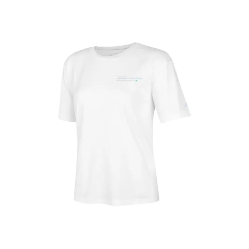 Skechers SS24 Drop Shoulder Sleeve T Shirt Women's Bright White-0