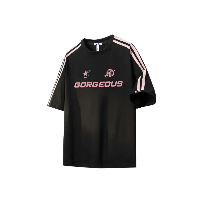 Warrior Huichao Riding The Wind Collection Drop Shoulder Sleeve T Shirt Women's-9