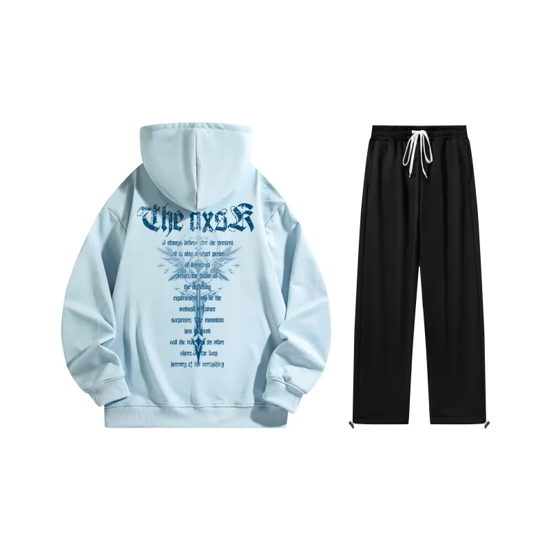 A.X.S.K Sweatshirt Sets Unisex-70