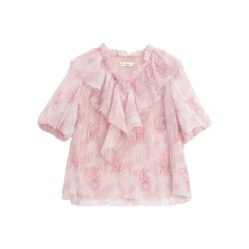 ERAL Shirt Women's Pink Base Flower