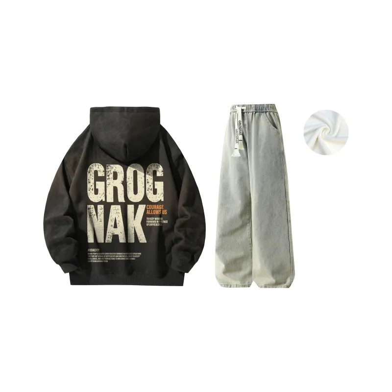 GROGNAK Sweatshirt Sets Unisex-54