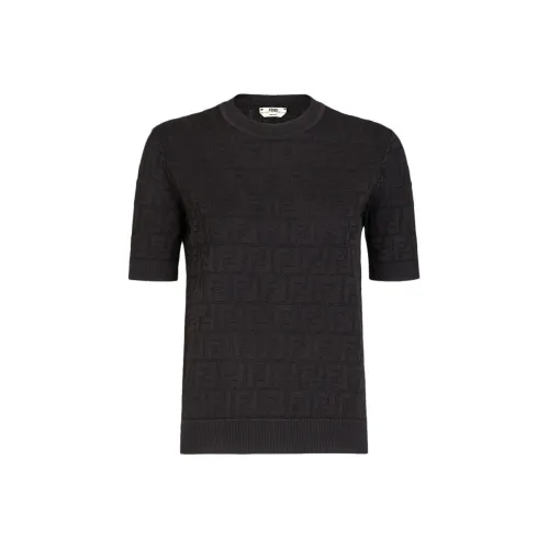 FENDI By Marc Jacobs Cotton And Viscose Jumper Black