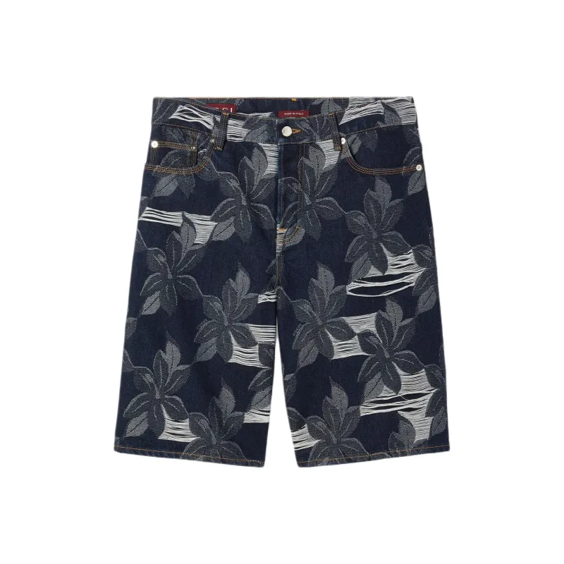 GUCCI Denim Jacquard Pants-0