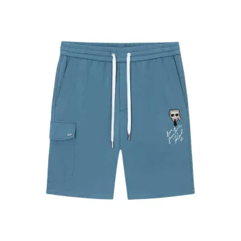 KARL LAGERFELD SS23 Casual Shorts Men's Sapphire Green