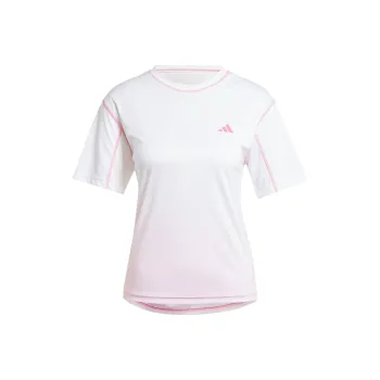 Adidas Drop Shoulder Sleeve T Shirt Women's Clear Pink