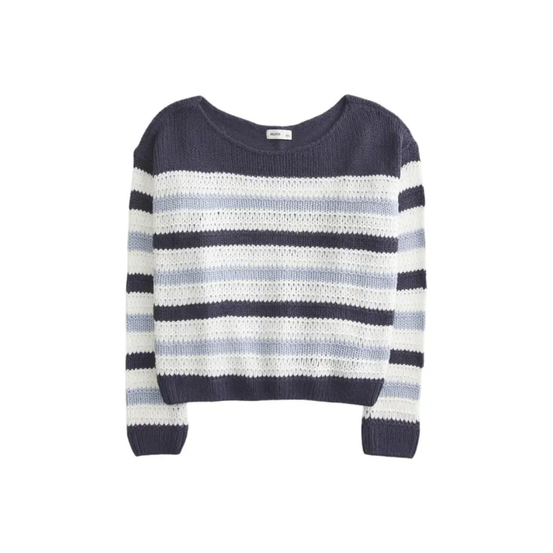 Hollister Sweater Women's Marine Blue-0