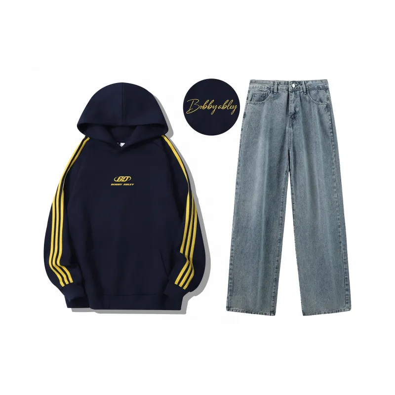 BOBBY ABLEY Sweatshirt Set Unisex Black-122