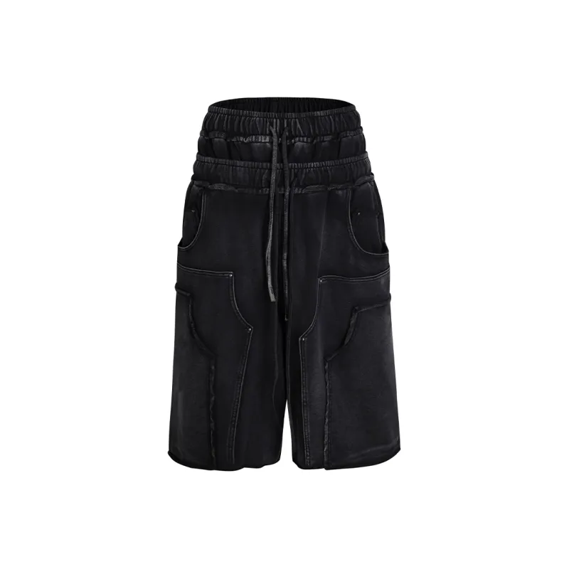 DND4DES Casual Shorts Unisex Dark Gray-0