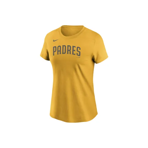 Nike Regular T-Shirt Women's Gold