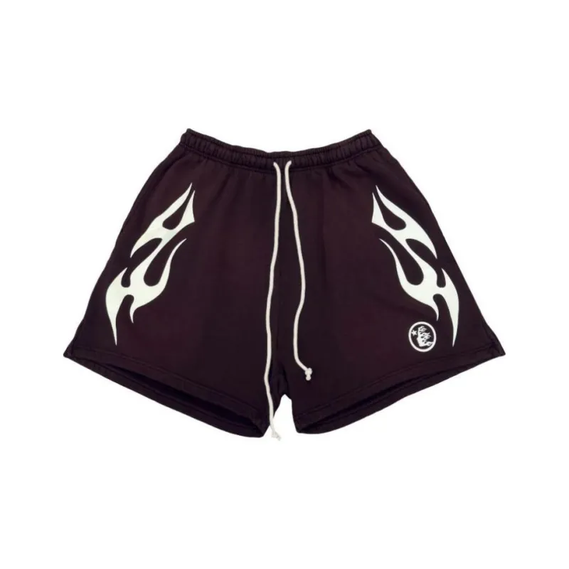 Hellstar Flame Shorts-0
