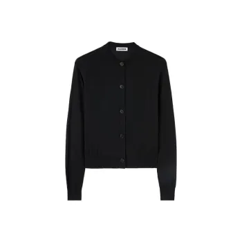 JIL SANDER Fine knit Crew neck Cardigan