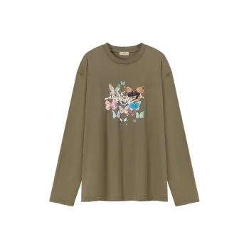 NO ONE ELSE T Shirts Unisex Army Green