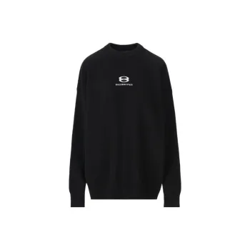 Balenciaga FW23 Sweater Loose Fit Women's Black