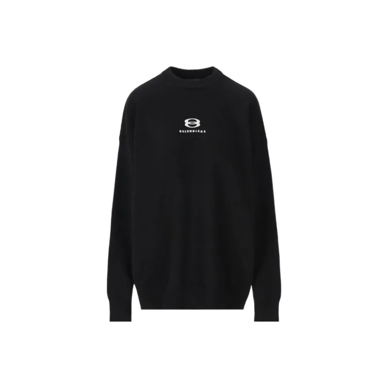 Balenciaga FW23 Sweater Loose Fit Women's Black-0