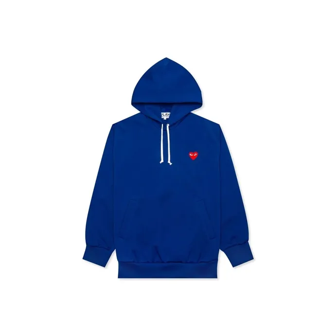 CDG Play Hoodie 'Blue'-0