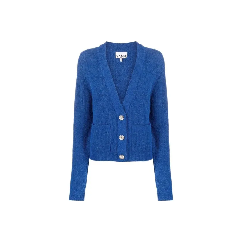GANNI FW22 Knitwear Women's Blue-0