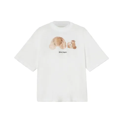 PALM ANGELS Broken Bear Cotton T shirt