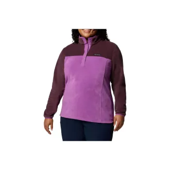 Columbia Benton Half Snap Pullover Fleece Sweater Women's Purple
