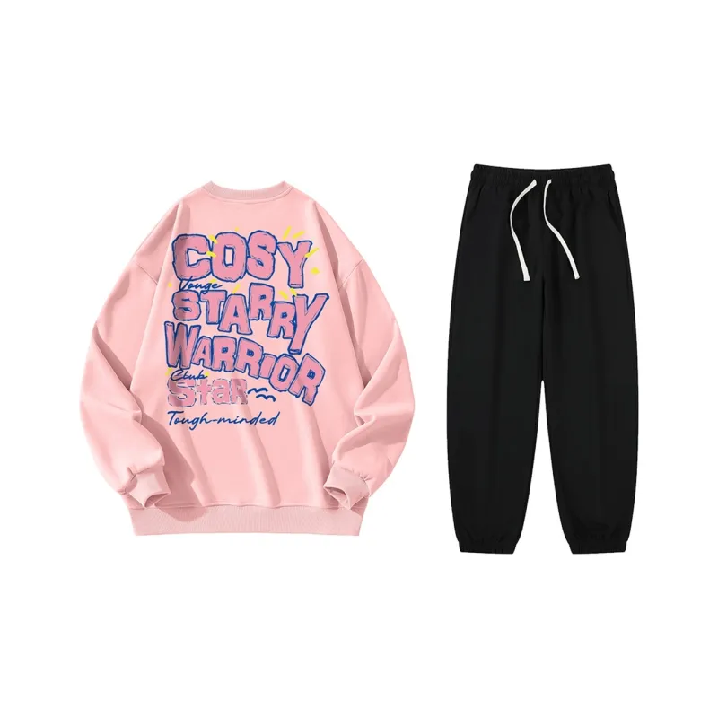 WARRIOR Sweatshirt Sets Unisex-4