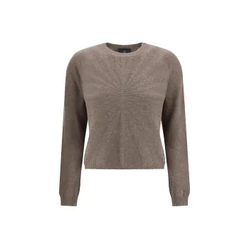 Moncler X Rick Owens Biker Round Neck Sweater 'Dust'