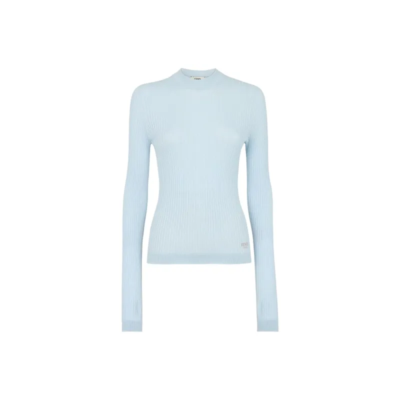 FENDI FW24 Sweater Women's Light Blue-0