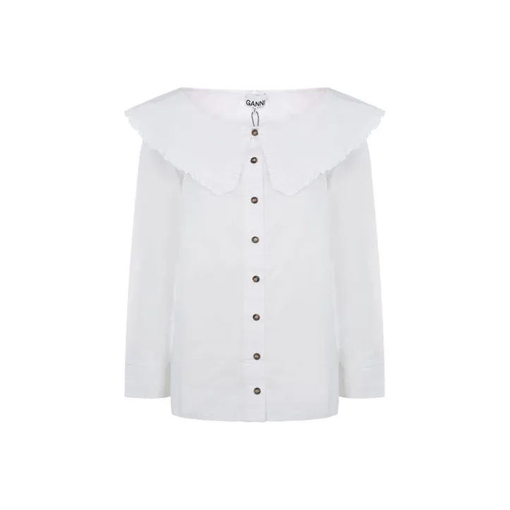 GANNI Shirts Women's White-0