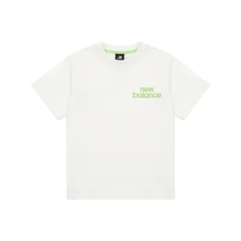 New Balance Set in Sleeve T Shirt Women's White